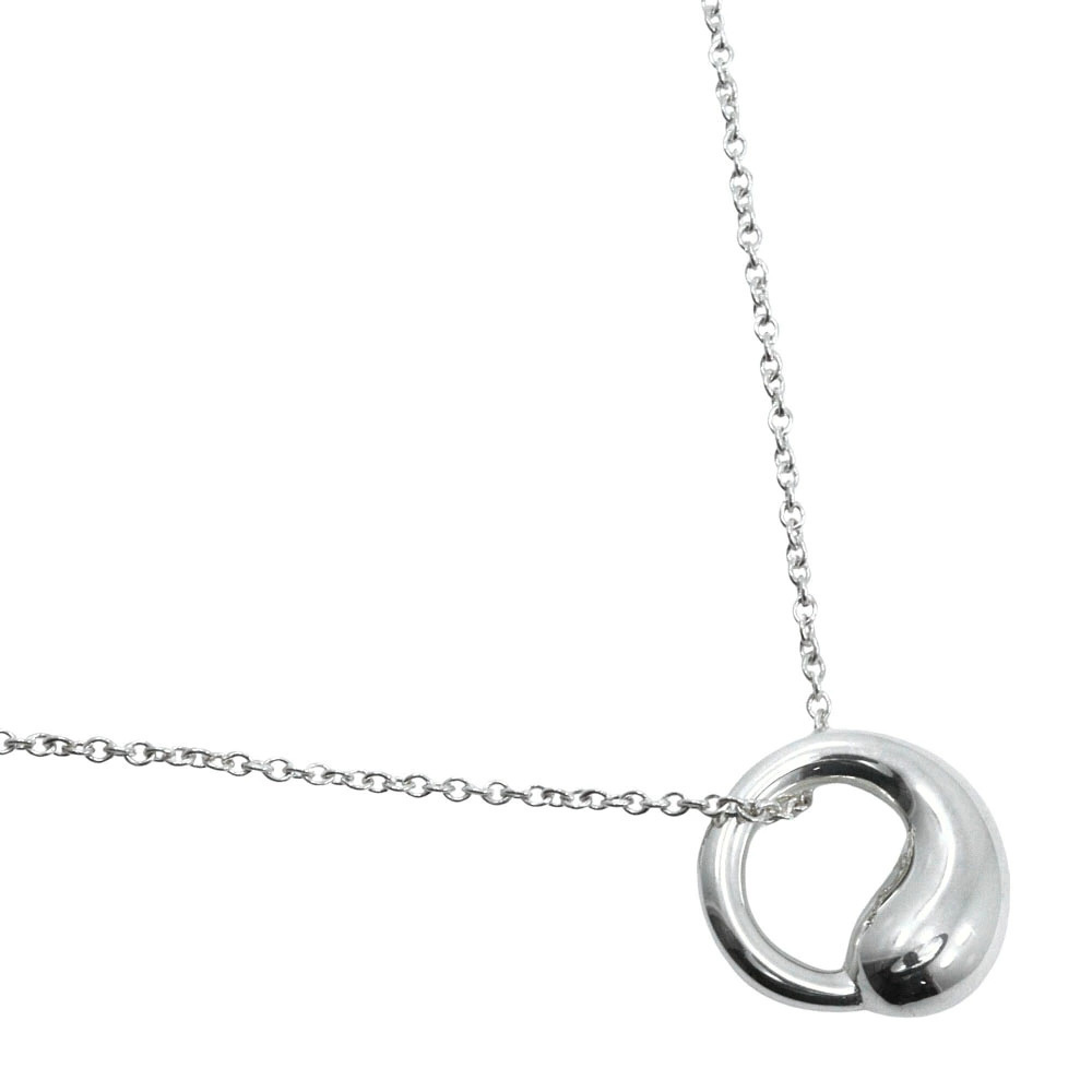 Tiffany Co Eternal Circle Necklace Elsa Peretti Sterling Silver Spain